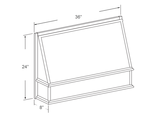Range wood hood