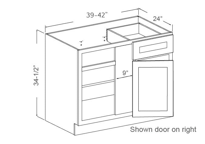 Base blind corner right