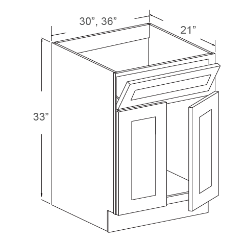 Vanity sink cabinet