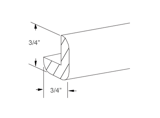 Outside corner
