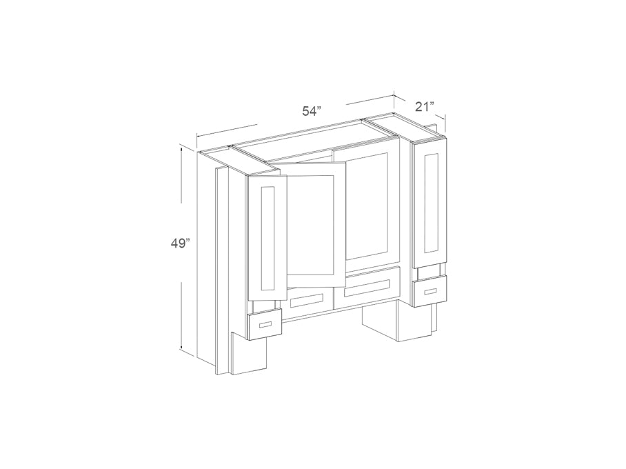 Hearth style hood combo medium