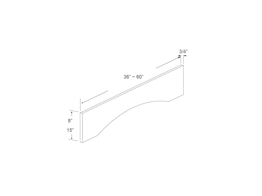 Arch valance tall