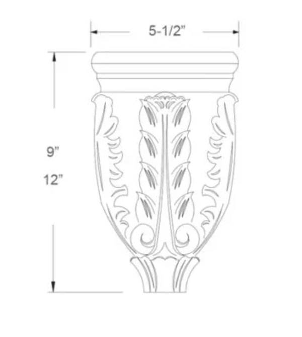 Leaf corbel